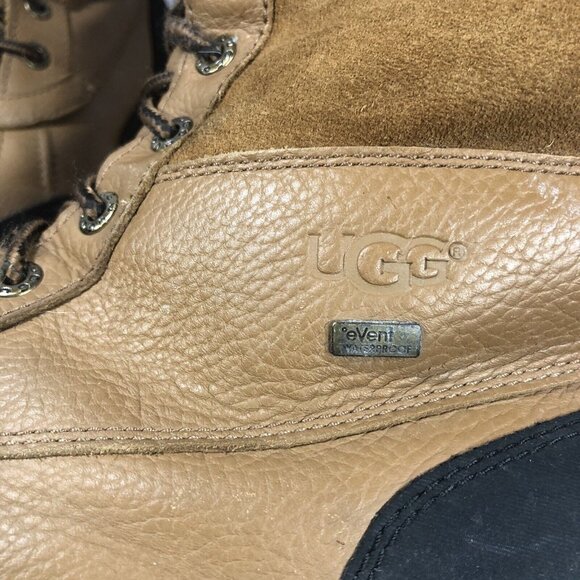 UGG Adirondack III Waterproof Insulated Womens Size 9-9.5 Tall Sheepskin Beige - Picture 9 of 12